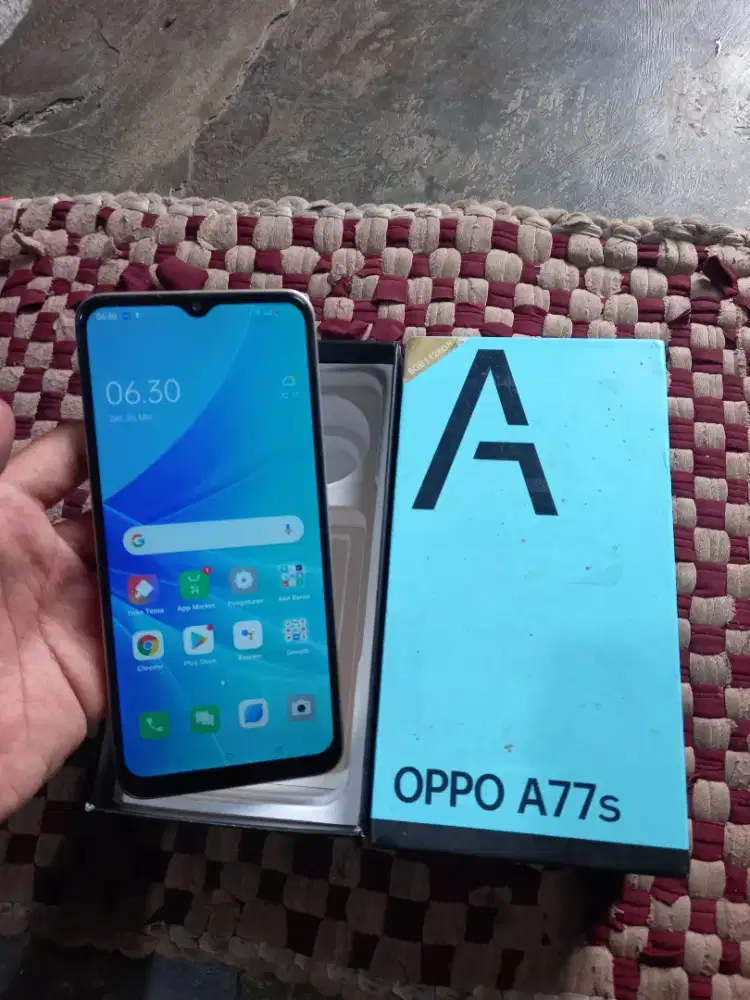 Oppo a77s 8/128 lengkap