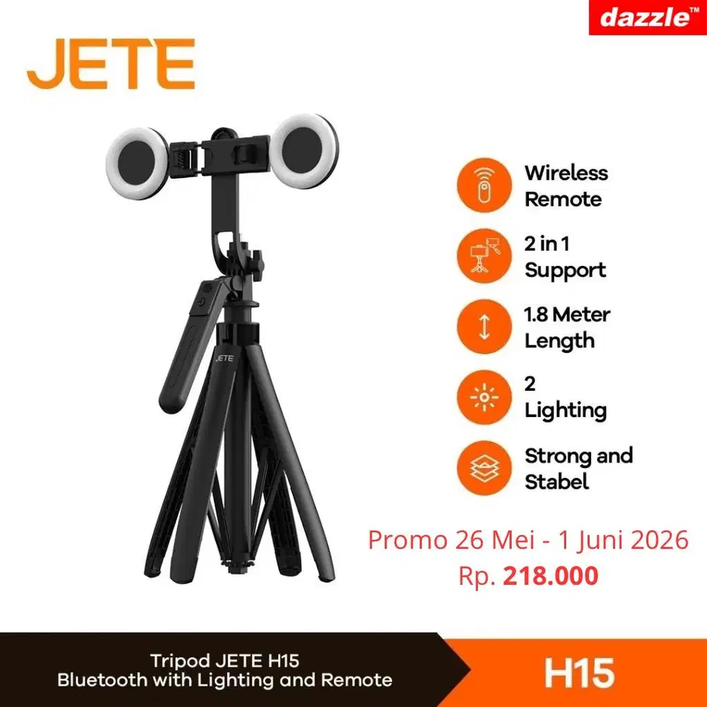Tripod Jete H15+light