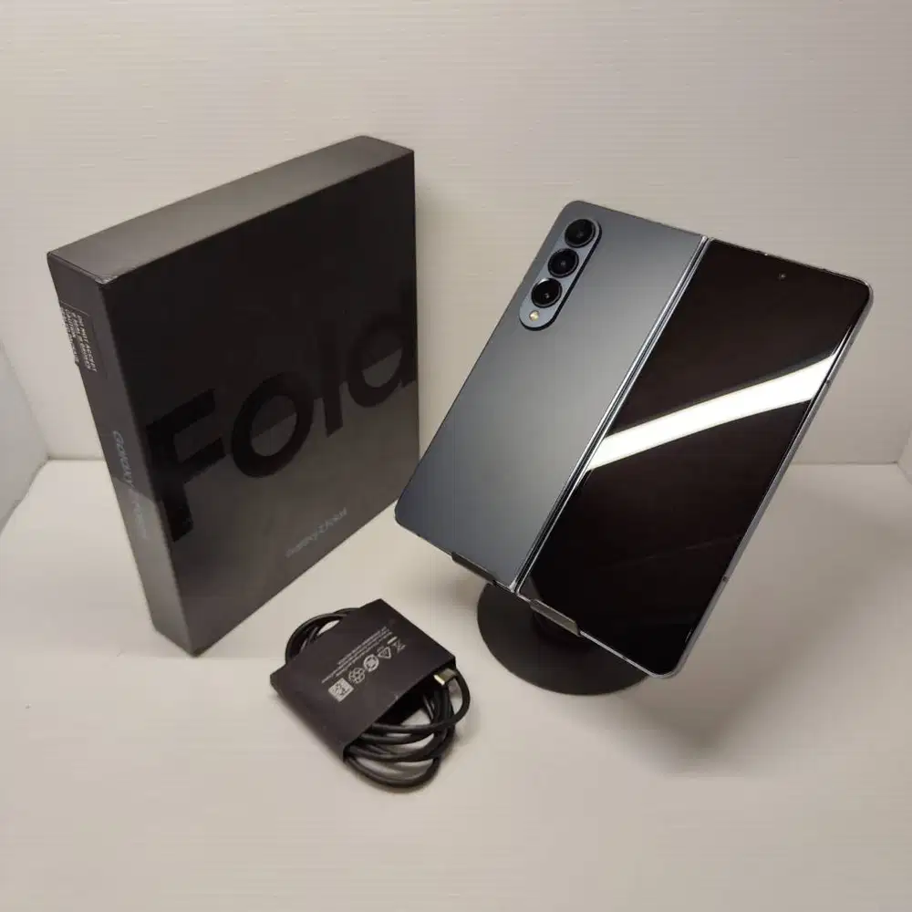MULUS SAMSUNG GALAXY Z FOLD 4 5G 12/256 GRAYGREEN FULLSET SEIN NO MINU