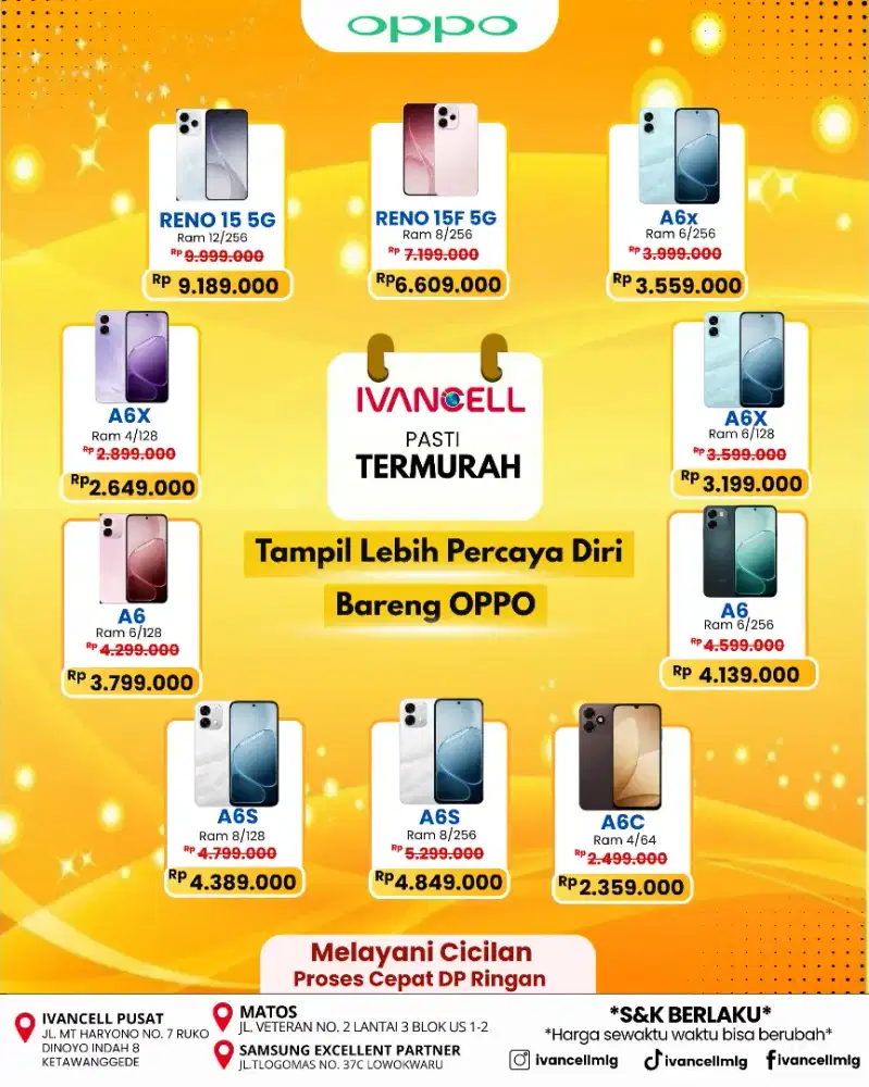 OPPO A6X ram 8/128 new termurah