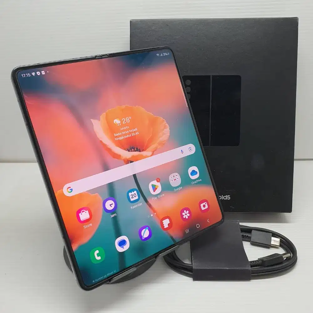 HOT SALE!! SAMSUNG GALAXY Z FOLD 5 5G 12/256 BLACK EX SEIN NO MINUS LE