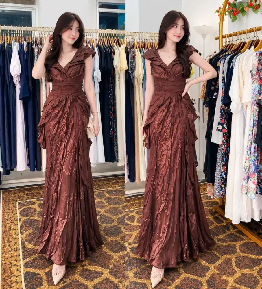 Dress pesta baru sekali pakai