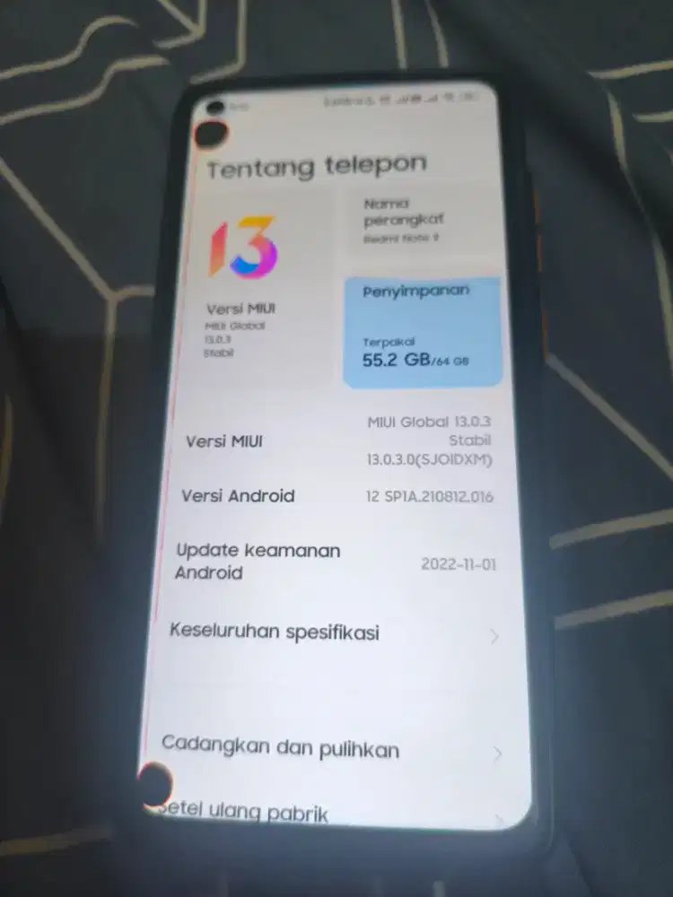 Redmi note 9 ram 4