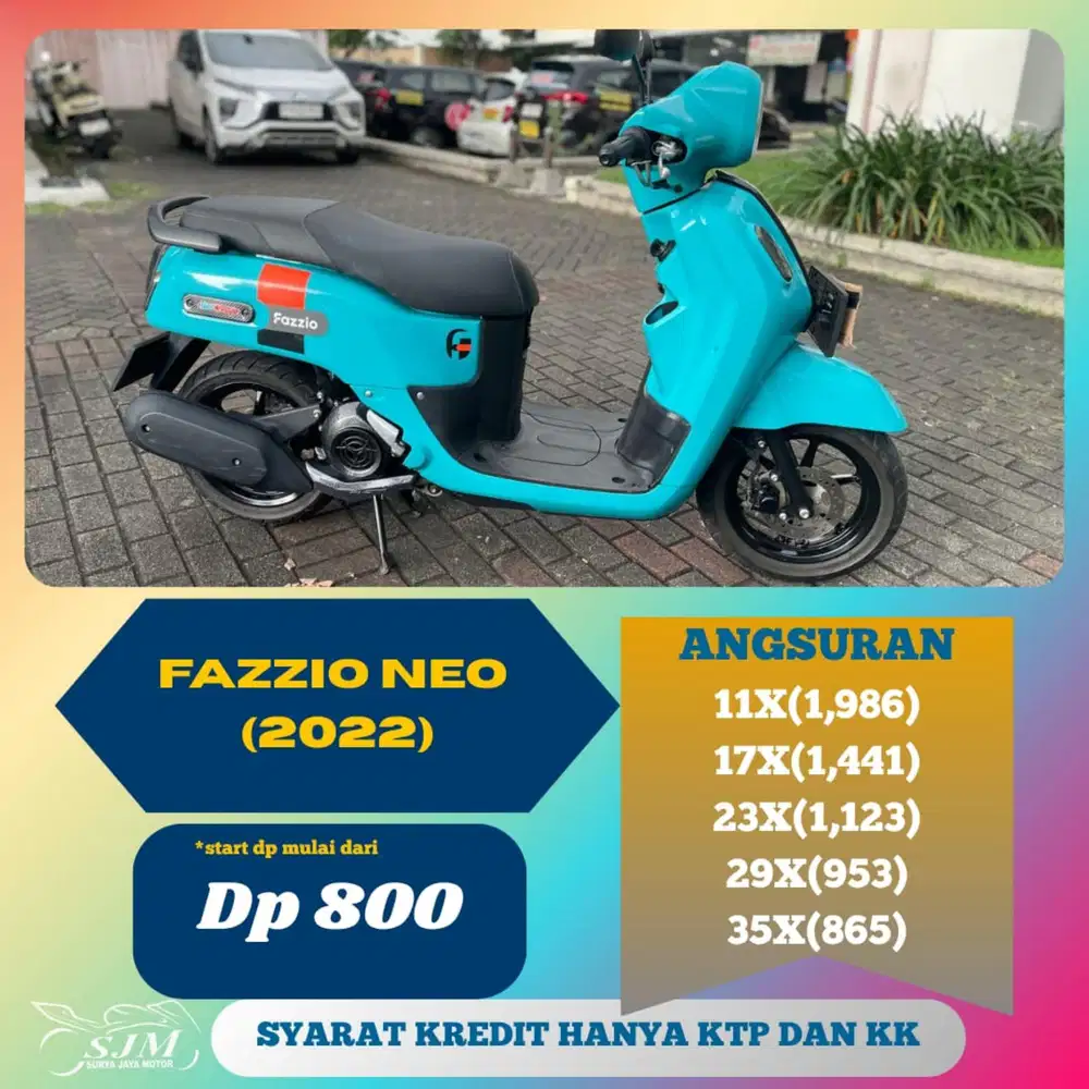 YAMAHA FAZZIO NEO 2022 CASH & KREDIT