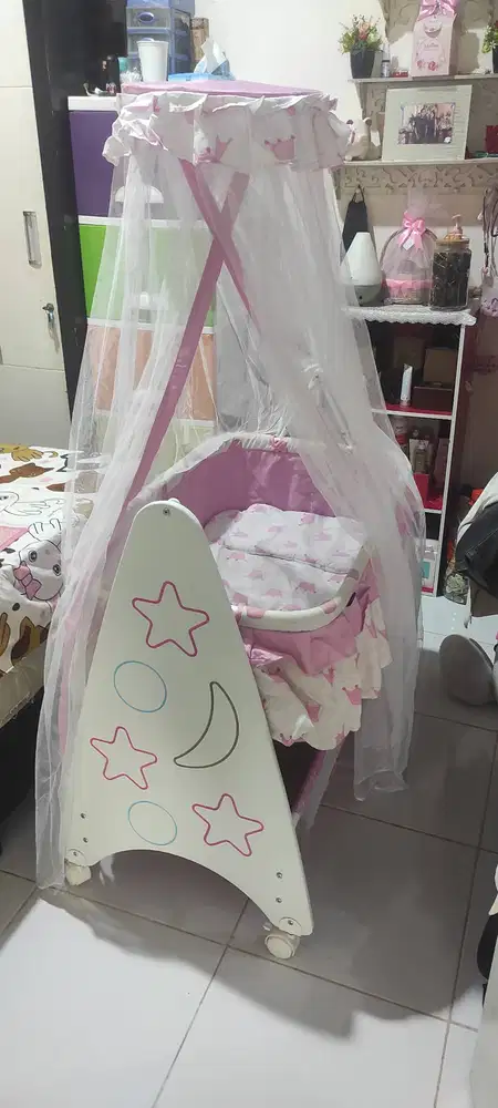 CUCI GUDANG - BabyBox Merek Pliko bahan Kayu tebal bagus
