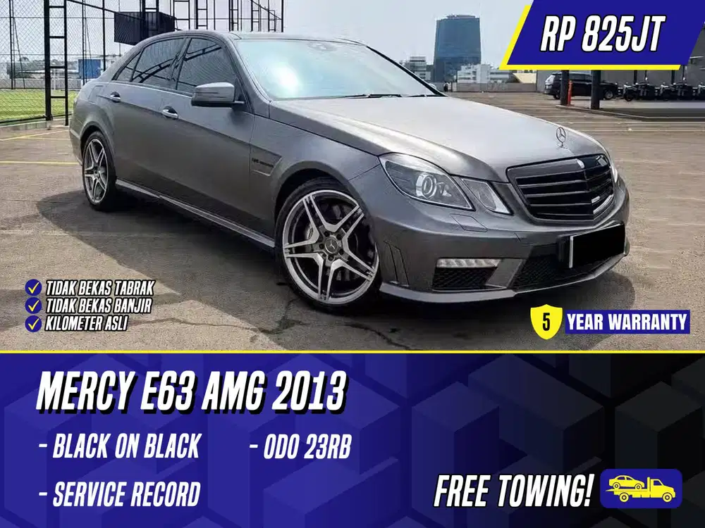 Mercedes Benz E63 AMG 2013 NIK 2012 Black Mercy E 63 Hitam W212