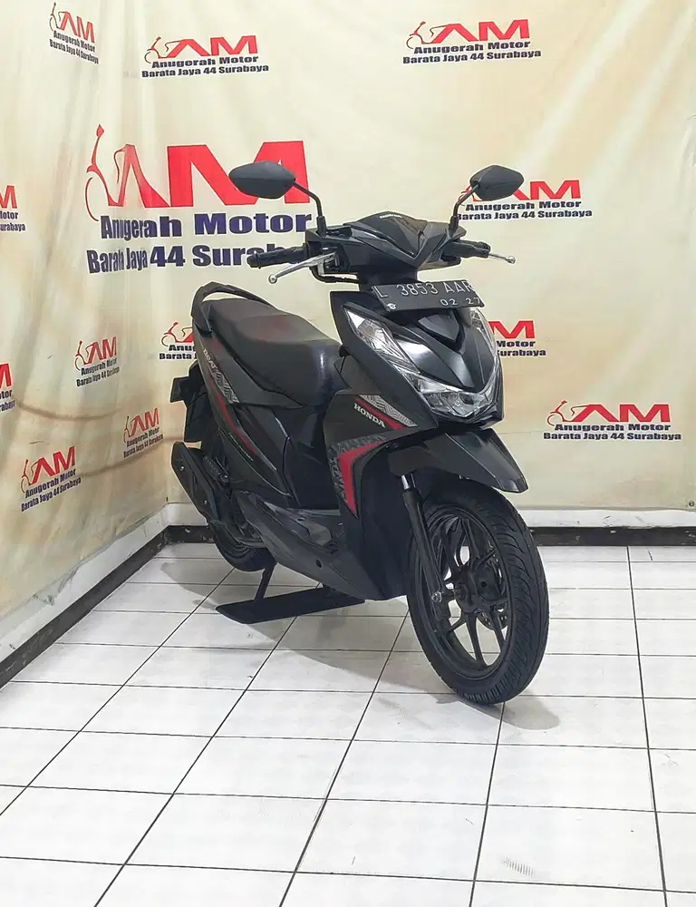Ready Honda Beat CBS Iss Tahun 2022 Hitam doff