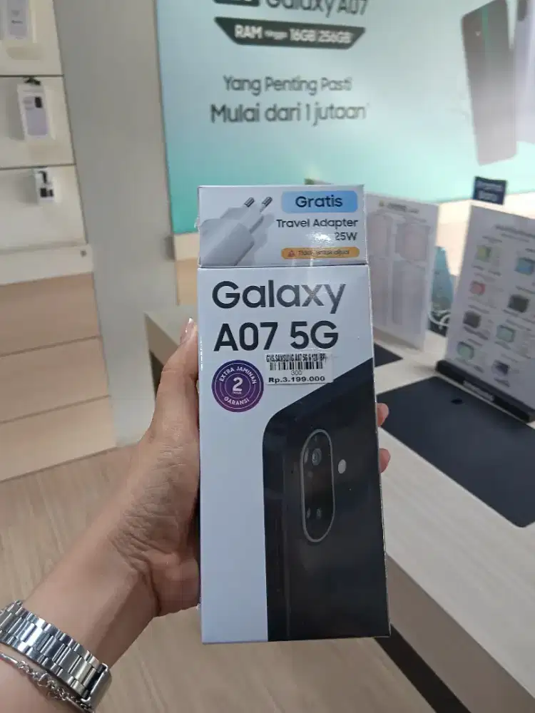 Ready samsung A07 5G 6/128 garansi resmi 1tahun atlantis dahsyat