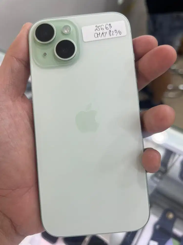 Iphone 15 256 inter bea cukai dual sim fisik bh 82 mulus