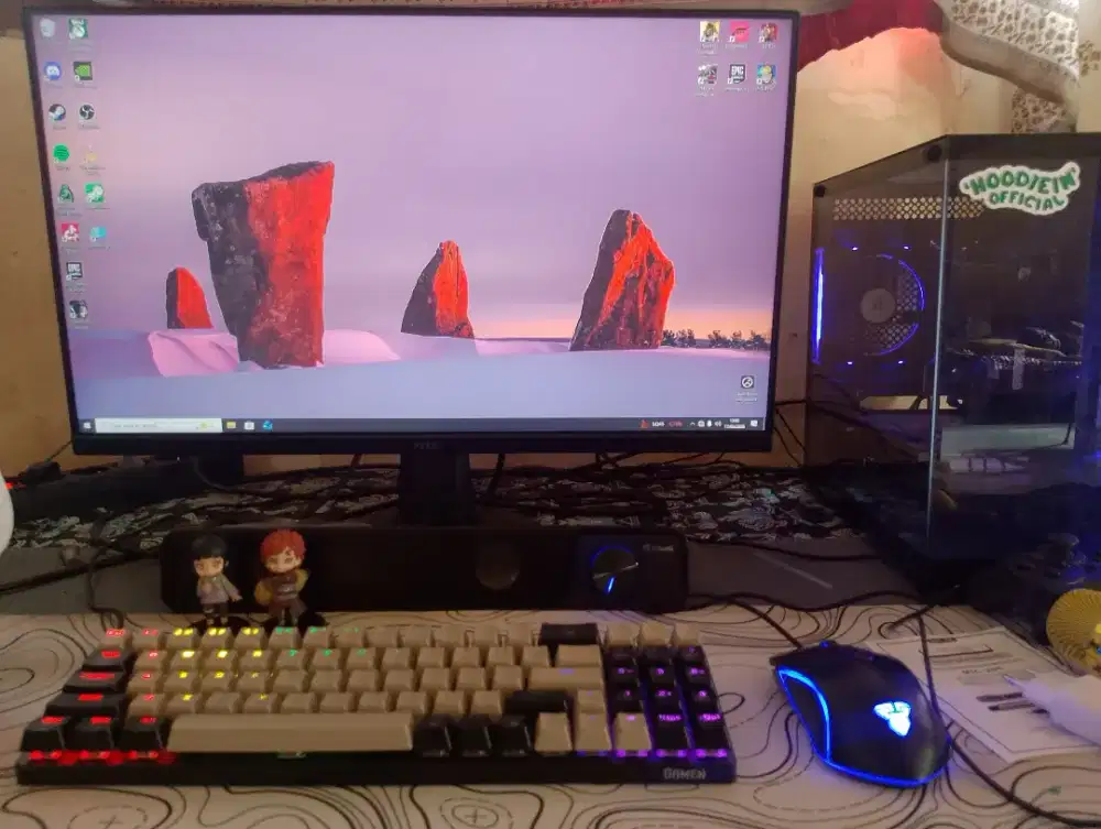 PC fullset gtx 1050ti