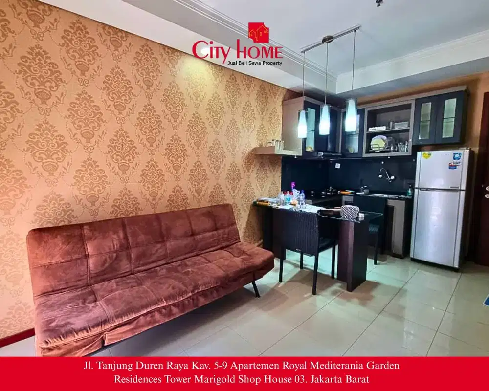 Hot Sale Royal Mediterania 2BR Furnished Sertifikat 1,15M