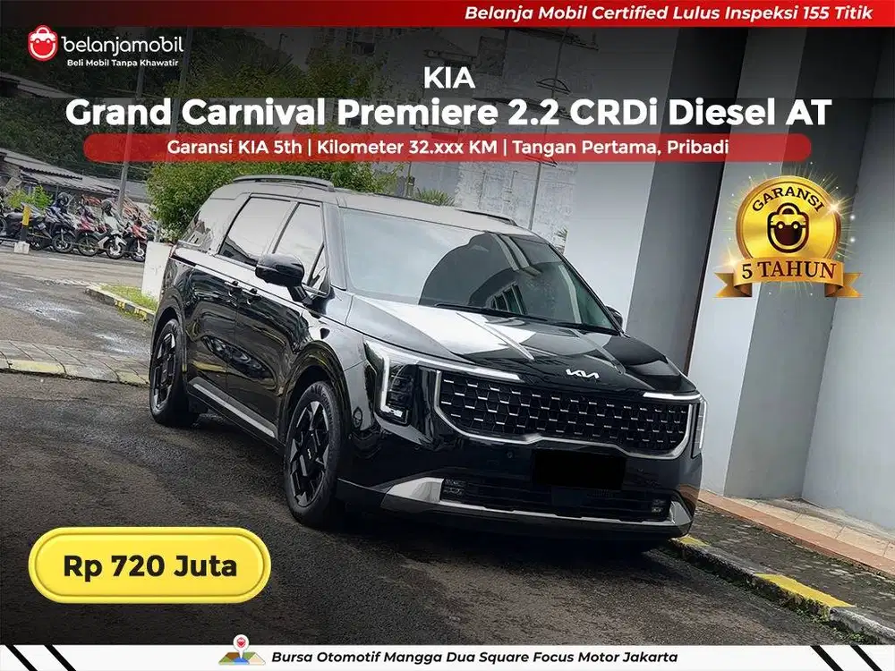 [GARANSI 5TH] Kia Grand Carnival Premiere 2.2 Diesel 7 Seat 2024/2025