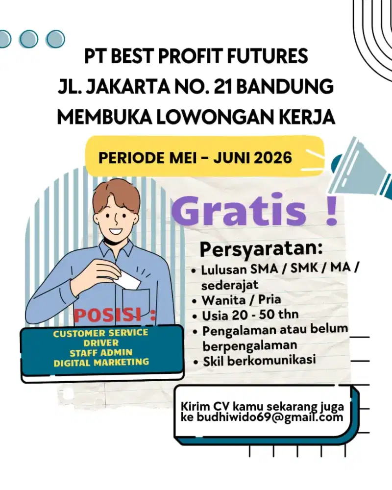 Lowongan kerja gratis
