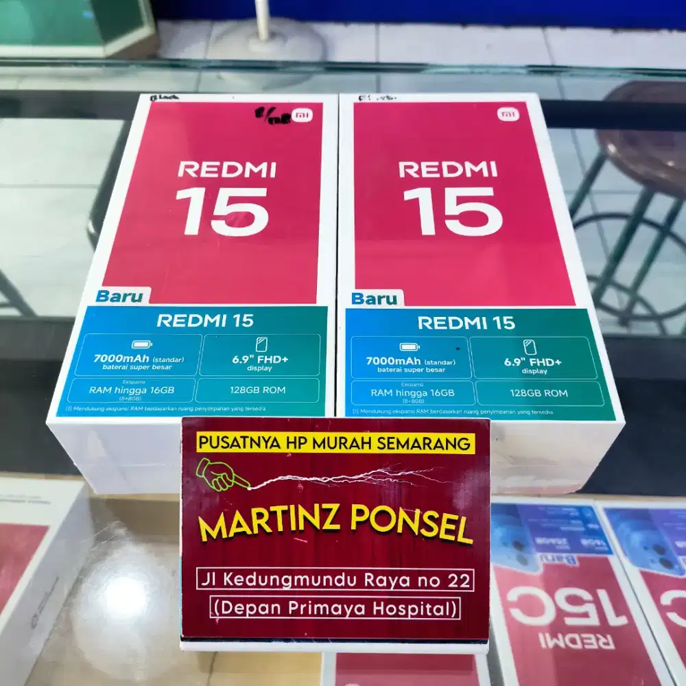Redmi 15 8/128 new termurah