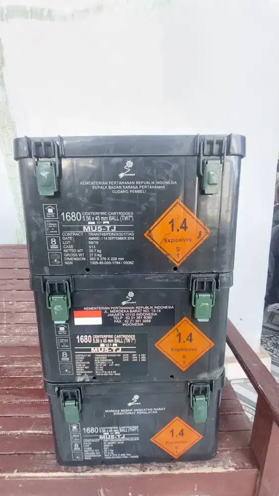 Peti exs amunisi 150k satuan
