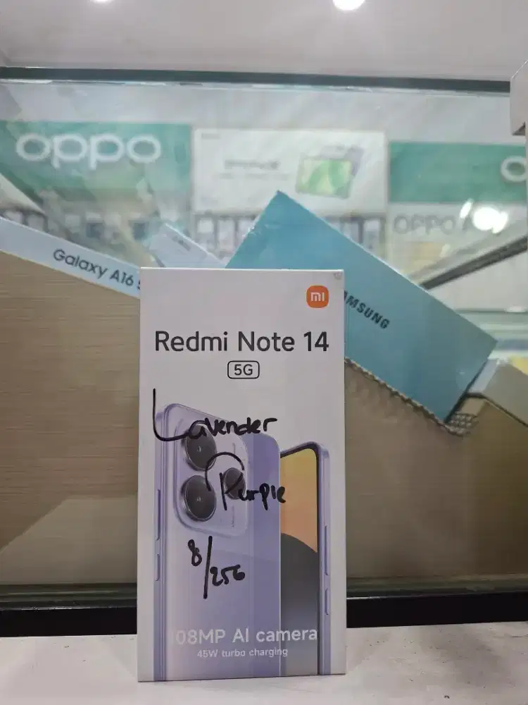 REDMI NOTE 14 5G 8/256 NEW MURAH GARANSI RESMI