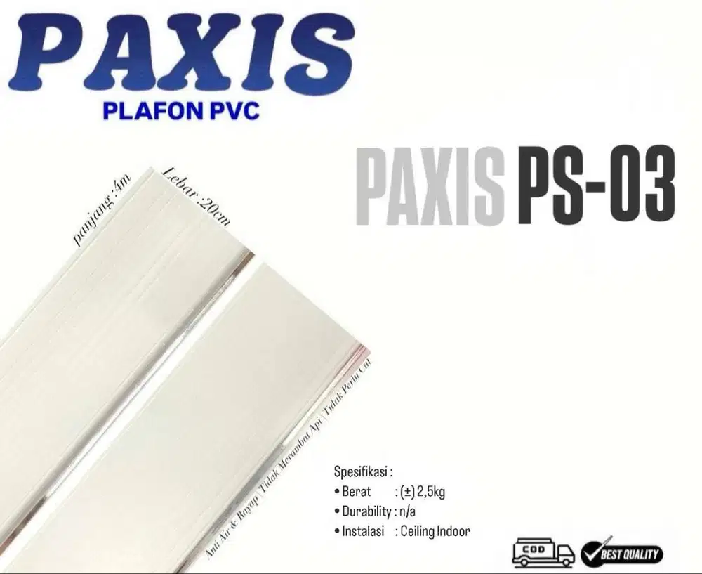Paxis Plafon PVC kode PS.03L