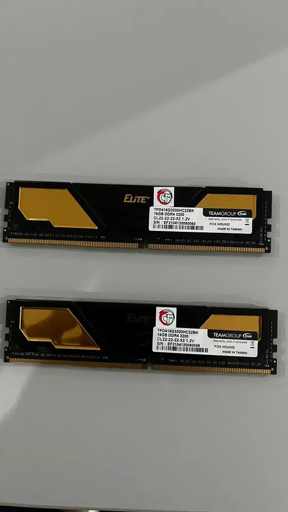 Ram TEAM Elite Plus Black 32GB DDR4 3200Mhz (16GB x 2)