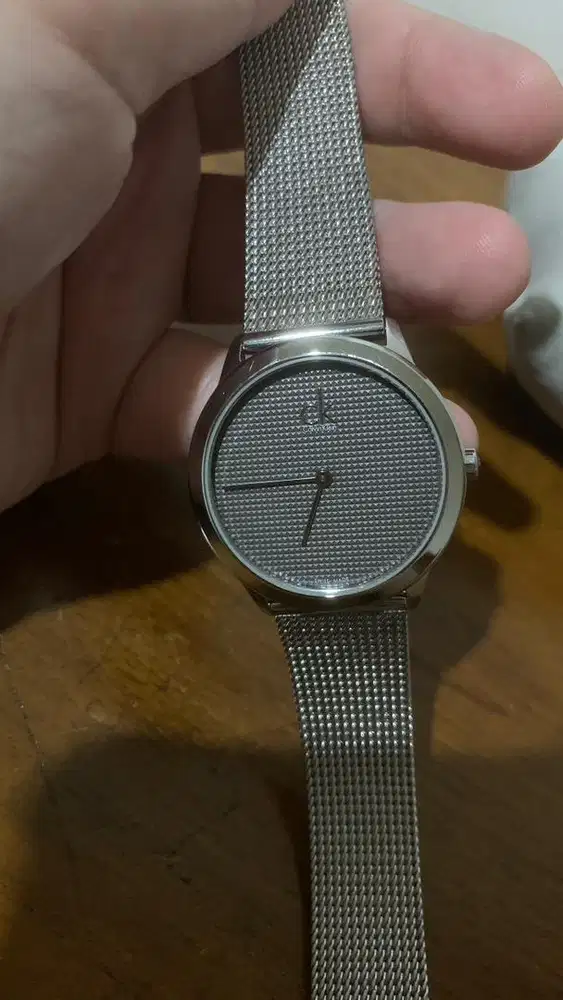 Jam tangan calvin klein abu