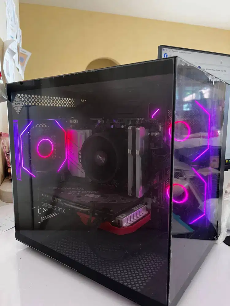 PC Gaming & Editing Ryzen 5 5500 + RTX 3050, RAM 16GB, SSD 1TB – Mulus