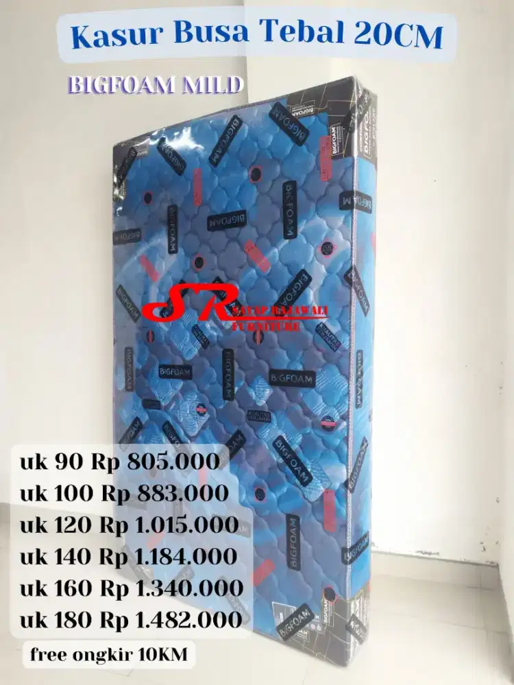Kasur Busa Napolly Bigfoam Mild Tebal 20cm Murah Area Jogja (dwi)