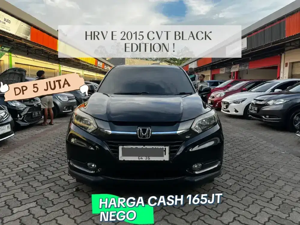 DP PROMO 5JT HRV E 2015 CVT BLACK EDITION  !!