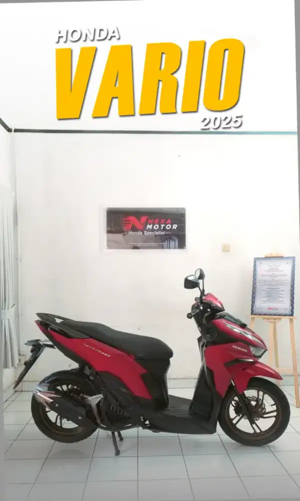 Honda Vario 125 2025 Smart Key | 23.3jt | KM 6rb | STNK Januari 2027
