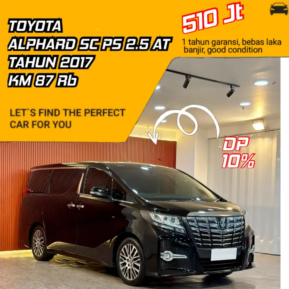 Toyota Alphard SC Premium Sound 2.5 AT Tahun 2017