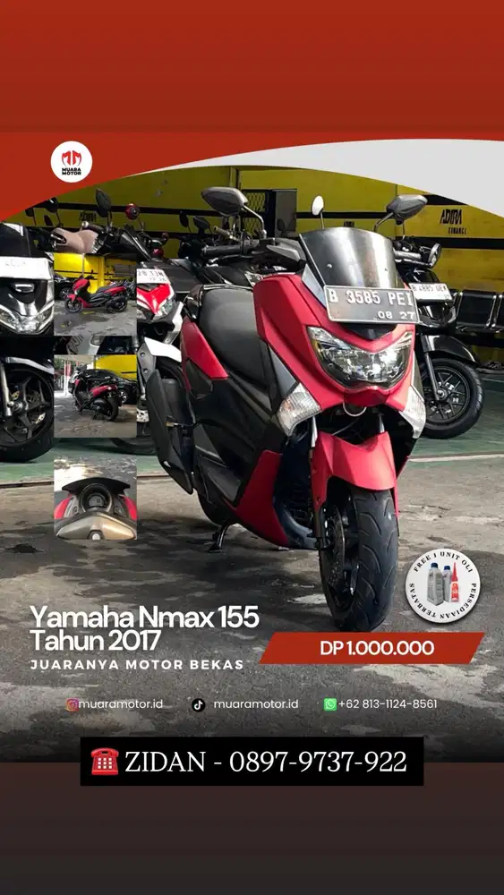 YAMAHA NMAX 155 2017 SIAP PAKAI !!!