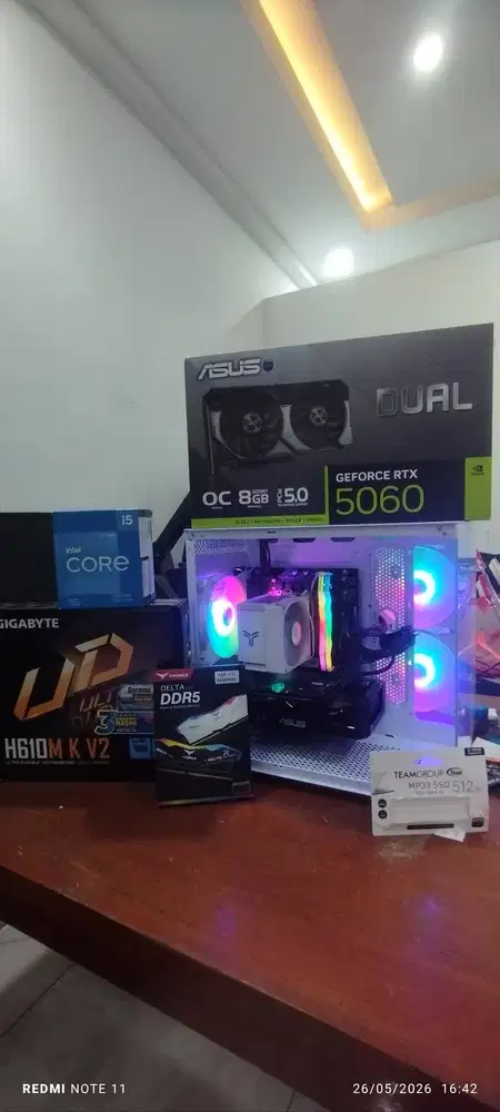 PC i5 12400F RTX 5060 8GB RAM 16GB DDR5