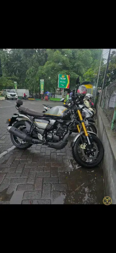 Tvs ronin silver second bekas jarang pakai