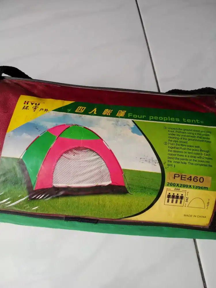 Tenda DOME untuk 4-5 orng