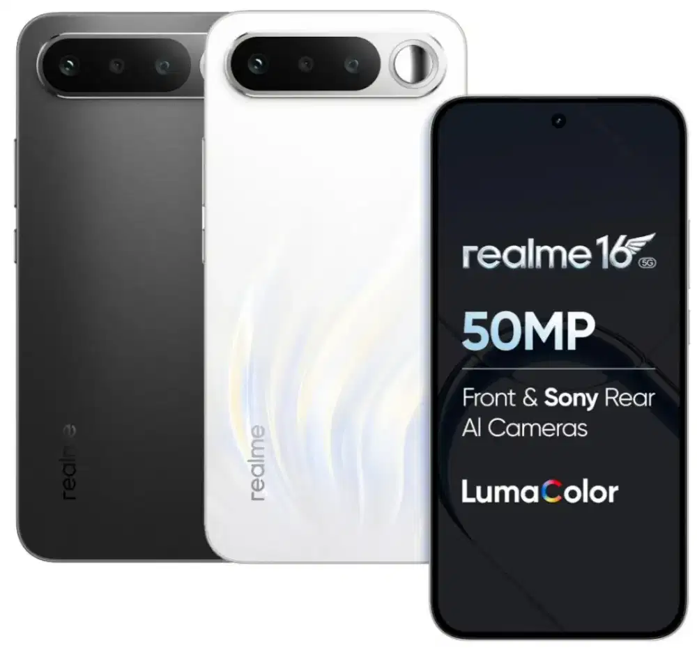 Realme 16 5G 12/256 New Garansi Resmi Promo Bandung