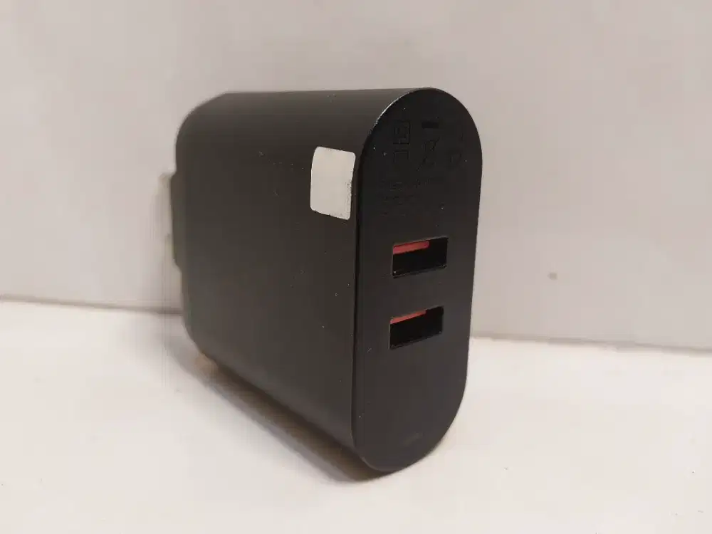 Charger aukey original fast charging 39 watt 2 port USB A no minus
