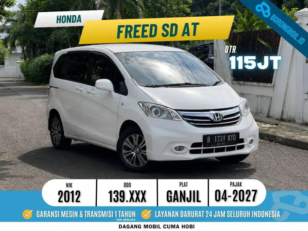 TERMURAHH Honda Freed SD AT 2012 Putih