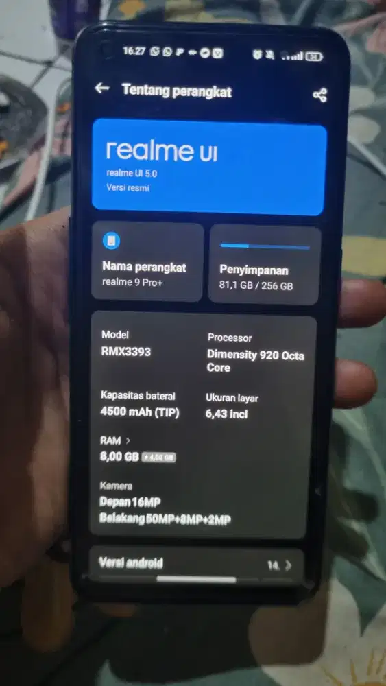 REALME 9 PRO PLUS 8/256