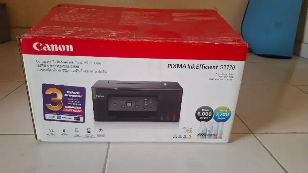 PRINTER CANON PIXMA INK EFFICIENT G2770