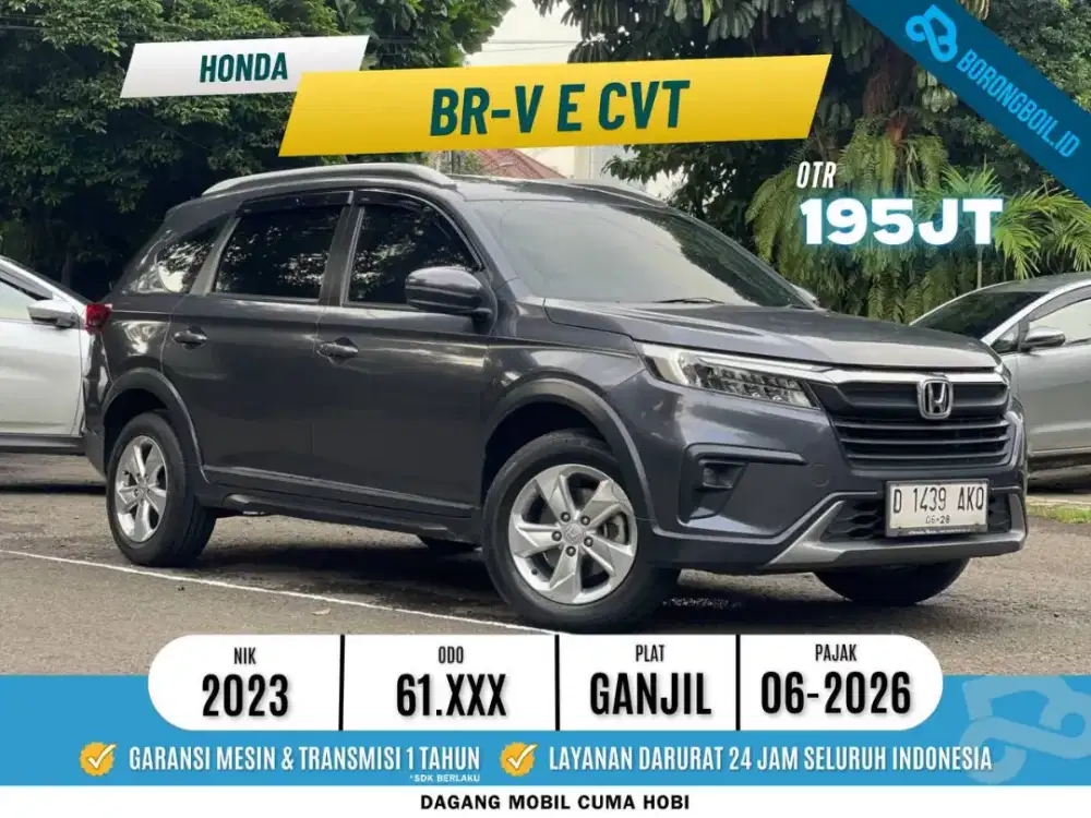 TERMURAHH Honda BRV E Cvt 2023 Abu