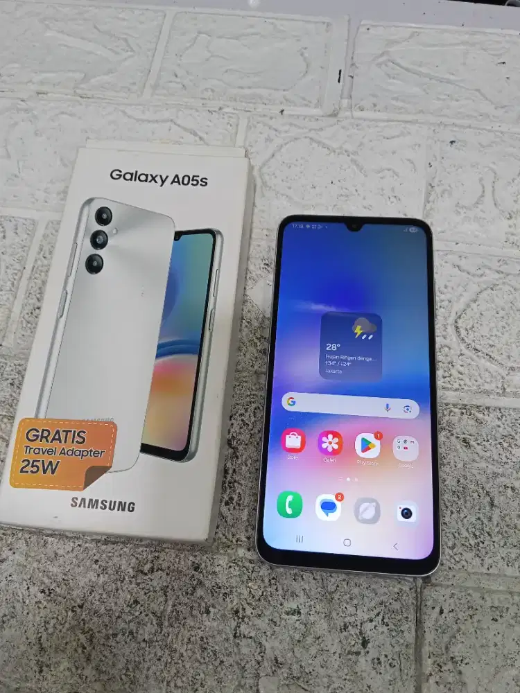 Second Handphone Samsung A05s ram 6/128gb full set