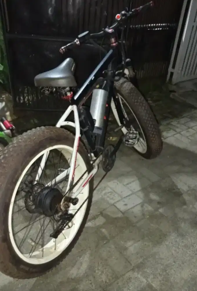 Sepeda listrik minus batre mati