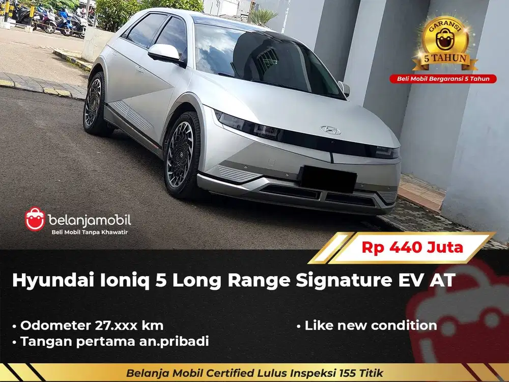[ BERGARANSI ] Hyundai Ioniq 5 Long Range Signature EV 2024/2025