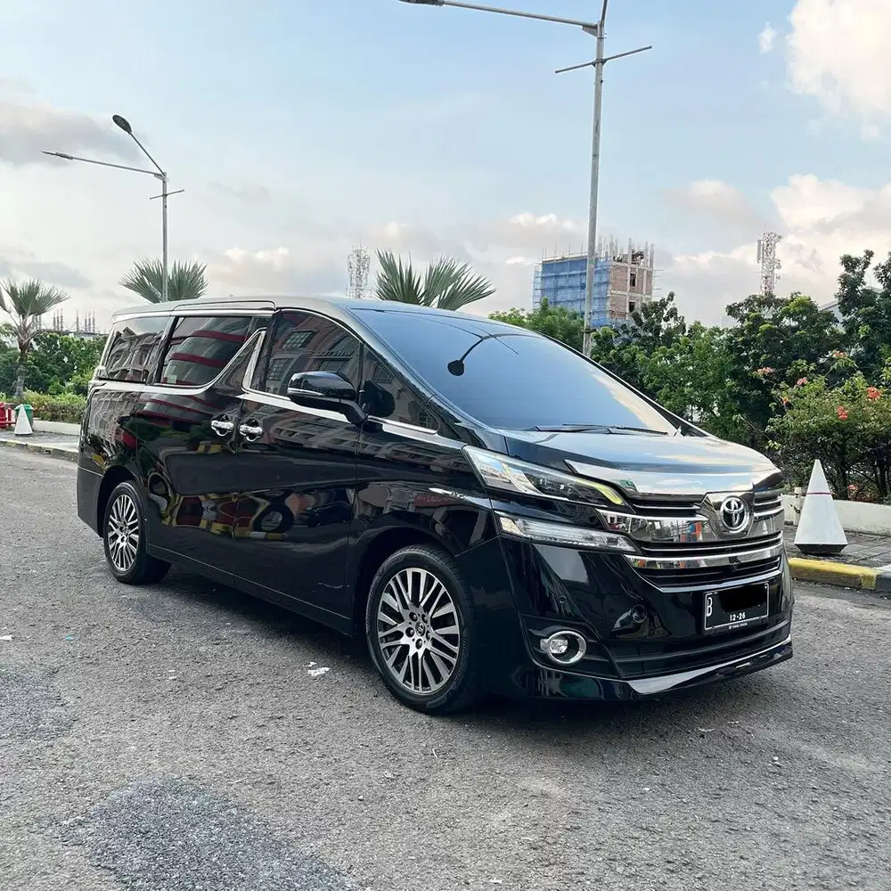 Toyota Vellfire 2.5 G ATPM 2016 AT Hitam
