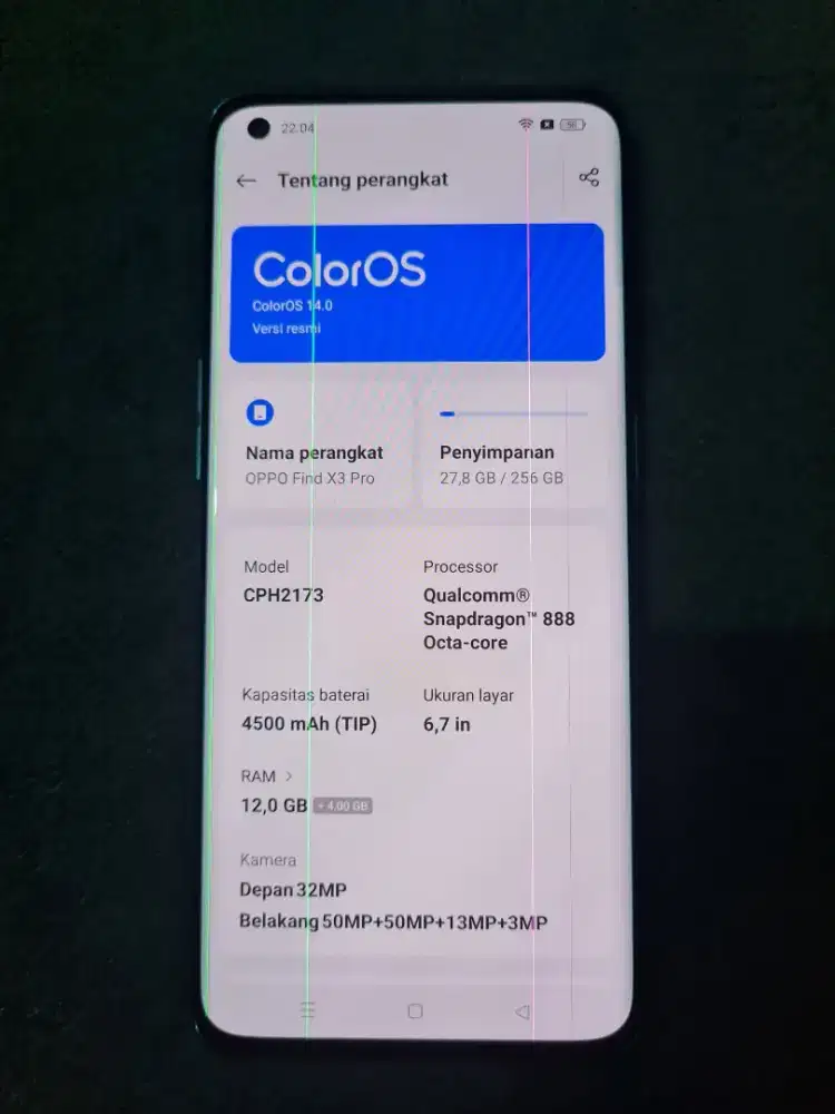 Oppo Find X3 Pro 5G 12/256Gb