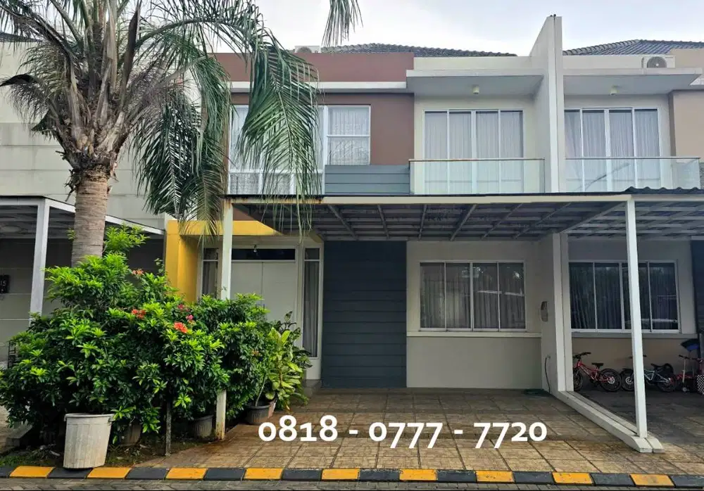 DIJUAL RUMAH TROPICAL GARDEN BOULEVARD SEBRANG MALL GRAND GALAXY PARK