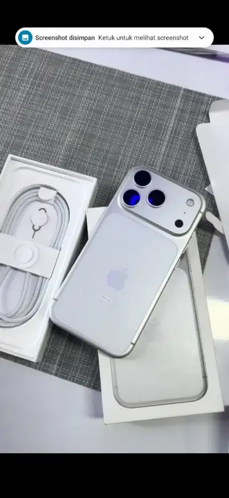 JUAL RUGI AJA IPHONE 17PRO 256/GB IBOX