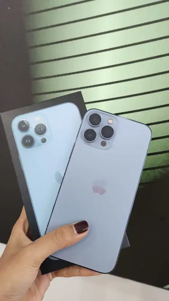 Second iphone 13ProMax 256gb Blue permanen dual