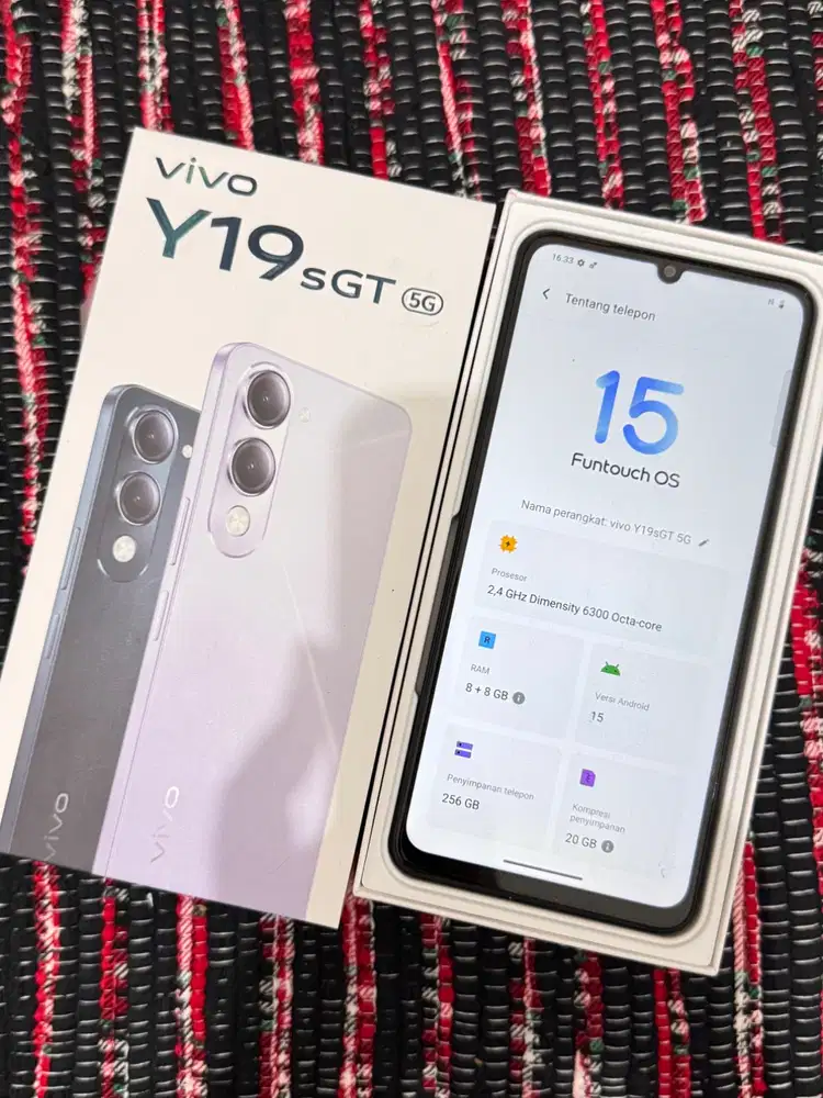 VIVO Y19S GT 5G 2025 8GB / 256GB