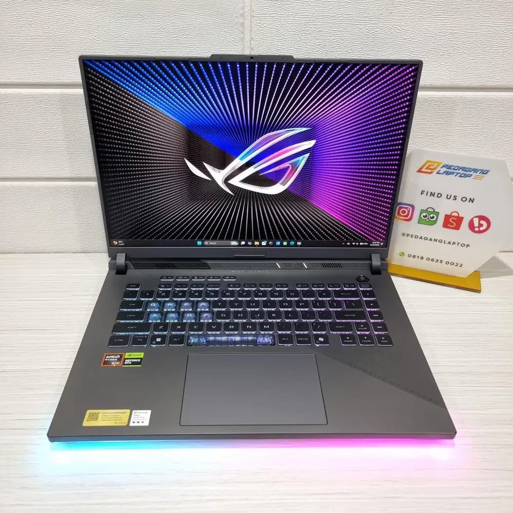 ASUS ROG STRIX G16 G614PH RYZEN 9-8940HX RAM 16GB SSD 512GB RTX 5050