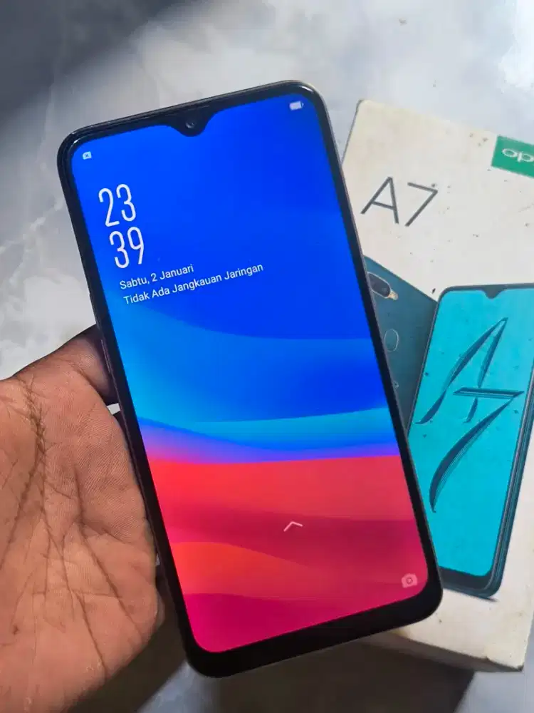 Oppo a7 ram 4/64 normal siap pakai