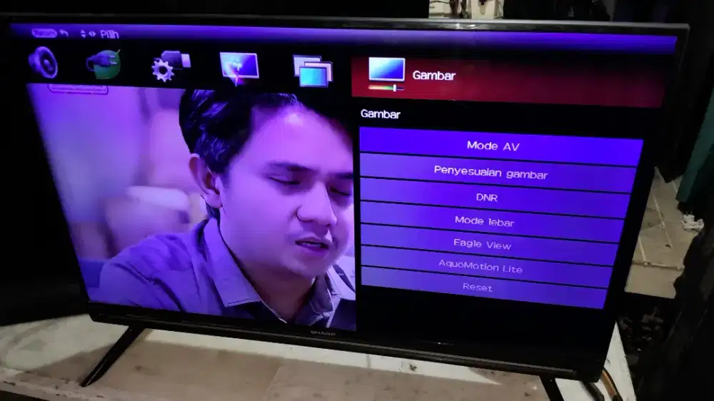 Tv led sharp 40 inch digital